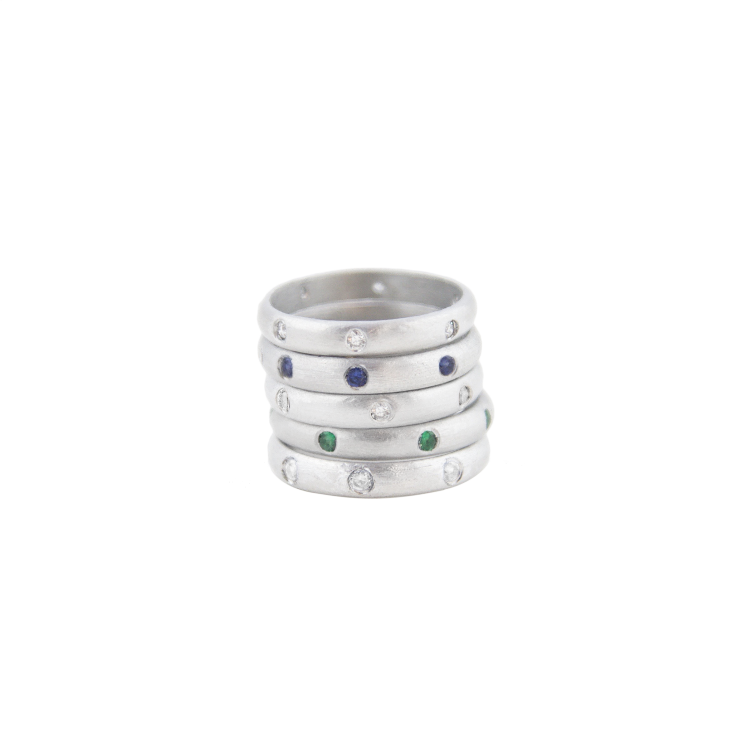 7 GEMSTONE RINGS - CUSTOM