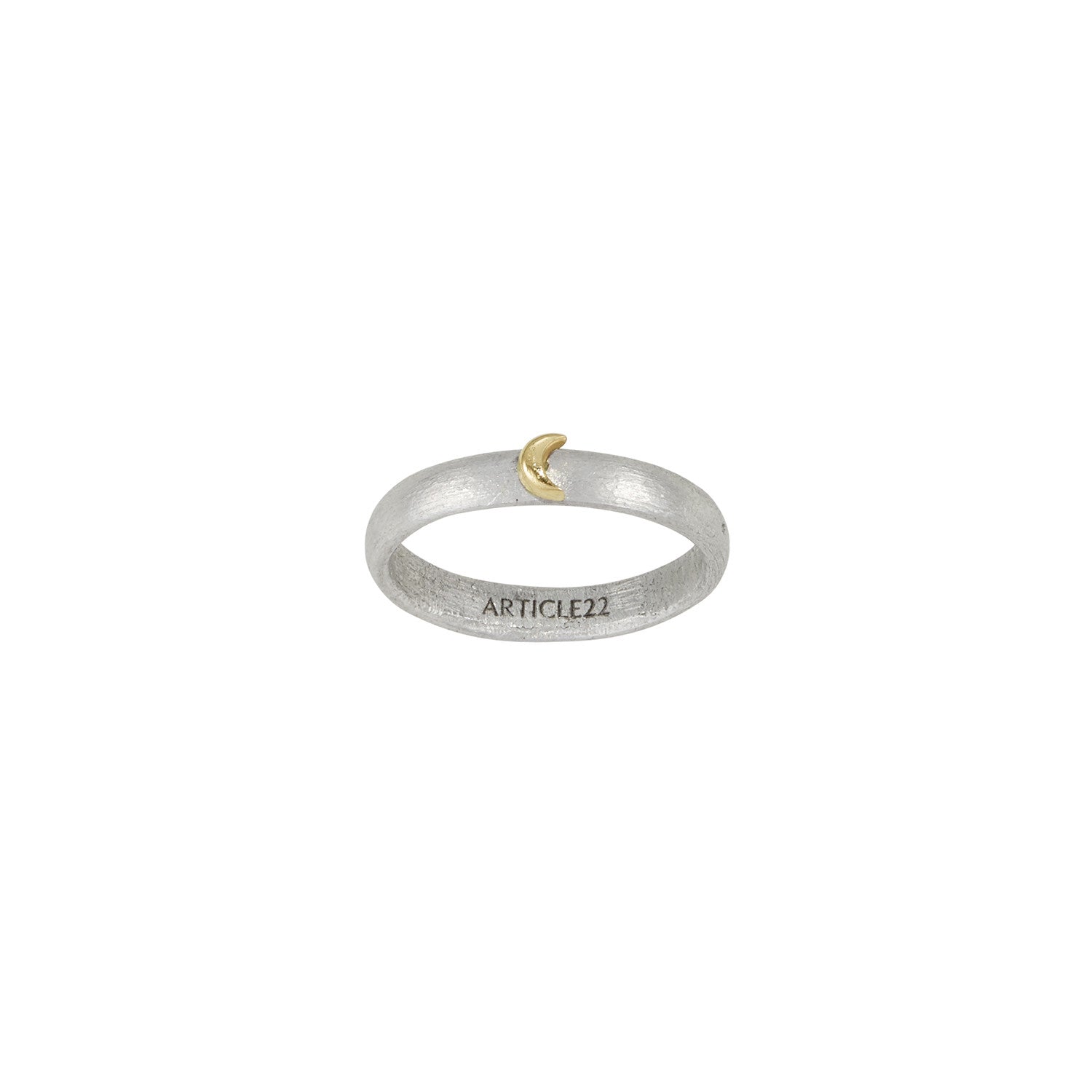 COSMOS MOON STAR EYE RING 14K GOLD - LAST CHANCE