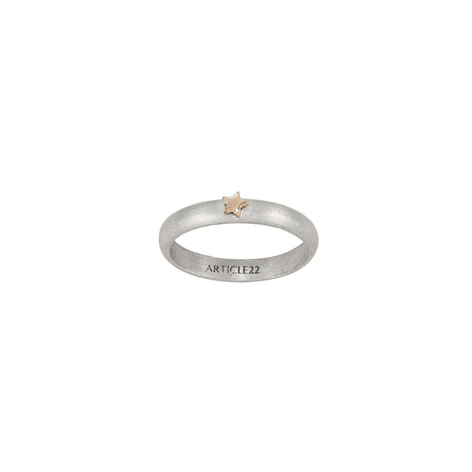 COSMOS MOON STAR EYE RING 14K GOLD - LAST CHANCE